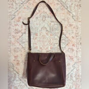 Portland Leather Goods Zip-Top Satchel